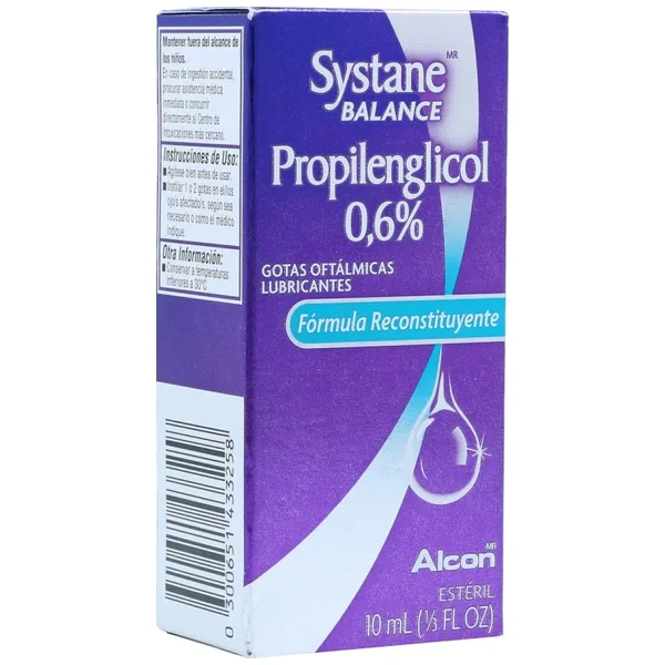 Systane Balance Propilenglicol 0.6% Oftalmico X 10 Ml
