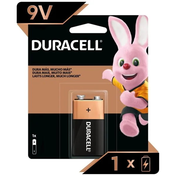 Pila Alcalina Duracell 9V Blíster X 1 Und
