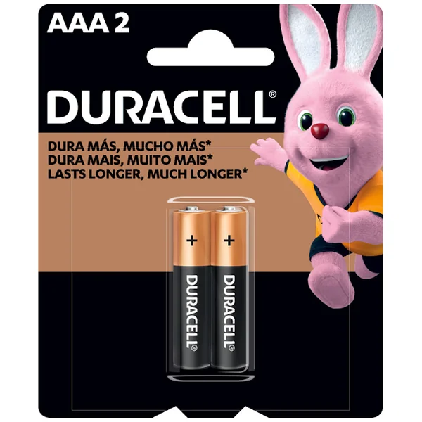 Pilas Alcalinas Duracell AAA Blister X 2 Und