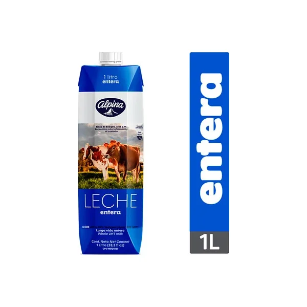 LECHE LIQ. ALPINA UHT ENTERA