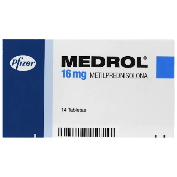 Medrol Metilprednisolona 16 Mg Caja X 14 Tabletas