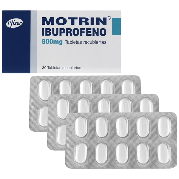 Motrin Ibuprofeno 800 Mg Pfizer Caja X 30 Tabletas
