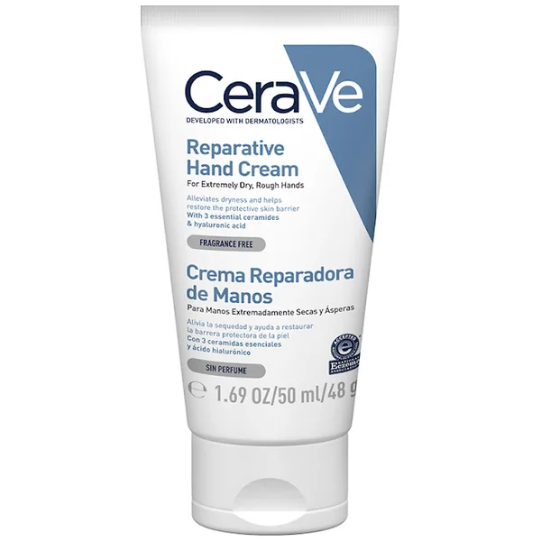 Cerave Crema Reparadora Para Manos Extremadamente Secas Tubo X 50Ml