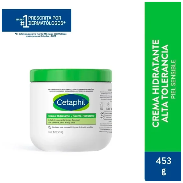 Crema Hidratante Cetaphil Pote X 453Gr