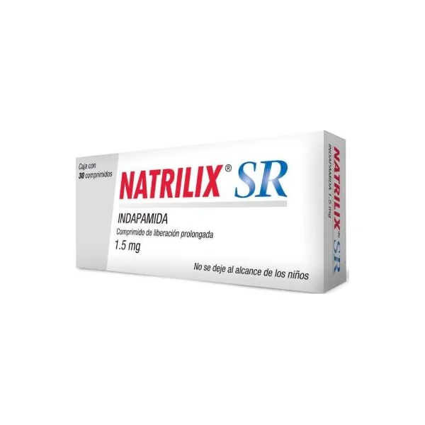 Natrilix Sr 1.5Mg Caja X 30 Tabletas Liberación Prolongada