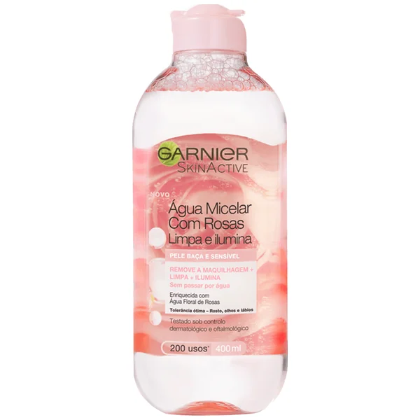 AGUA MICELAR ROSAS GARNIER 400 ML