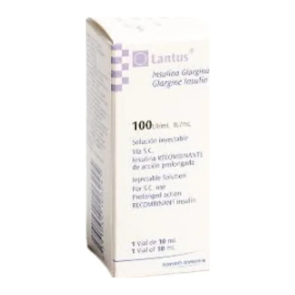 Lantus 100Ui/mL Solución Inyectable Vial X 10 mL