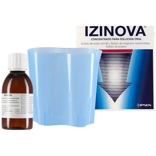 Izinova Concentrado Para Solución Oral (93+88.9+497.4)/5mL(1.86+1.78+9.95)%Caja X 2 Frascos