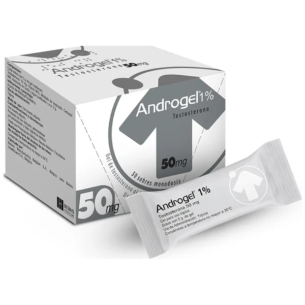 Androgel 50Mg (1%) Gel Top Sob X 5G