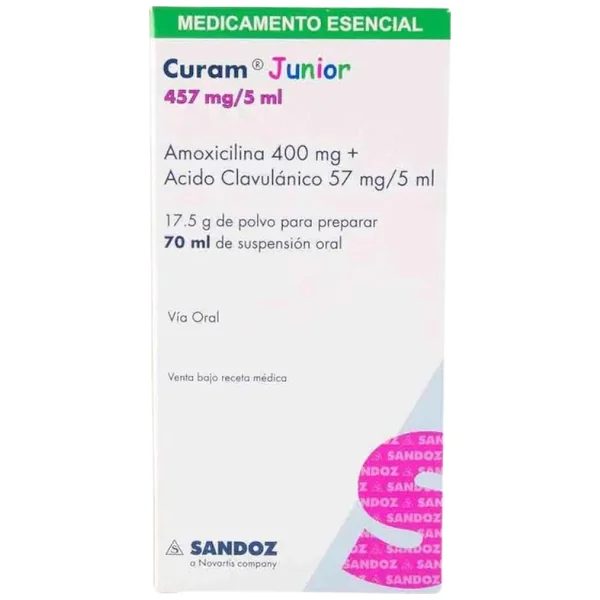 Curam (400Mg+57Mg)/5mL Susp Oral Frasco X 70mL