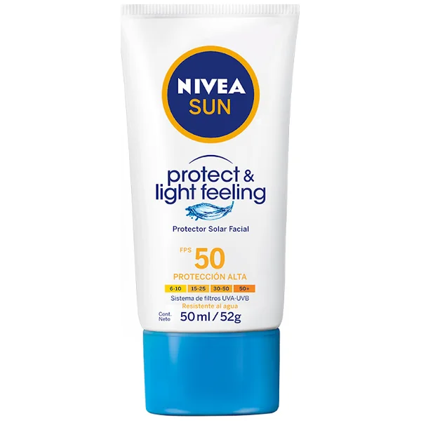 BLOQ.NIVEA SUN FACIAL FPS50 LIGHT 50 ML