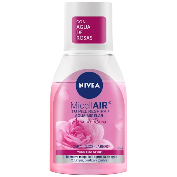 AGUA MICELAR NIVEA ROSAS 100 ML