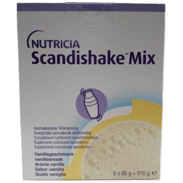 Scandishake Mix Sabor Vainilla Nutricia Caja X 6 Sobres X 85 Gr X Caja X 6 Sobres