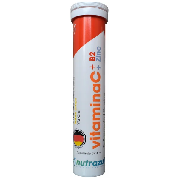 Vita C Nutrazul + B2 + Zinc Efervescente