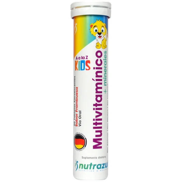 AZ KIDS MULTIVITAMINAS + MINERALES TUBO