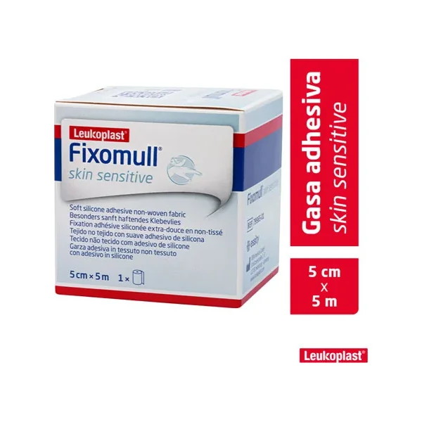 Fixomull Skin Sensitive Gasa 5CM X 5M X 1UND