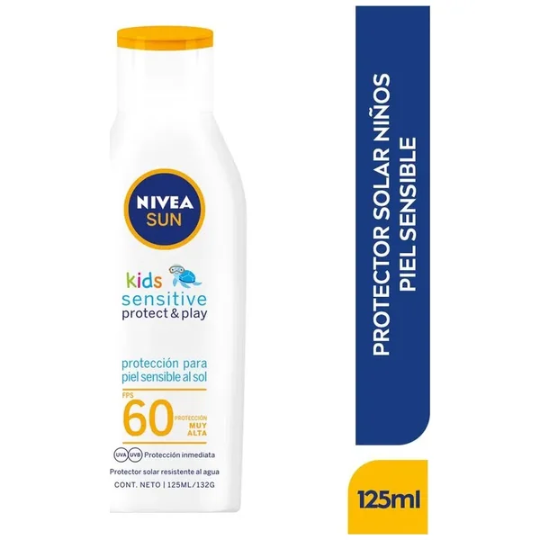 BLOQ.NIVEA SUN FPS60 KIDS SENSIT.125 ML