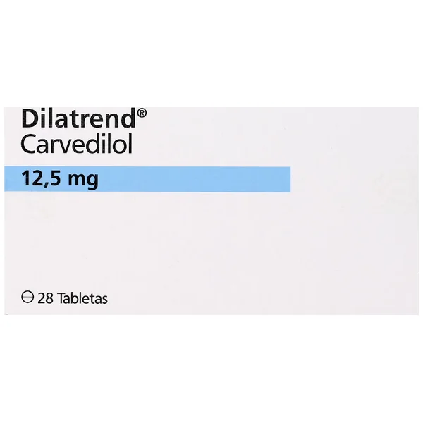 Dilatrend 12.5Mg Caja X 28 Tabletas