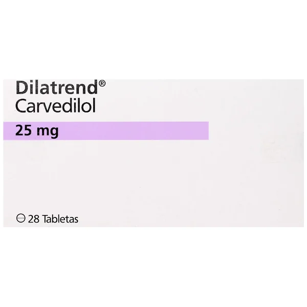 Dilatrend 25Mg Caja X 28 Tabletas