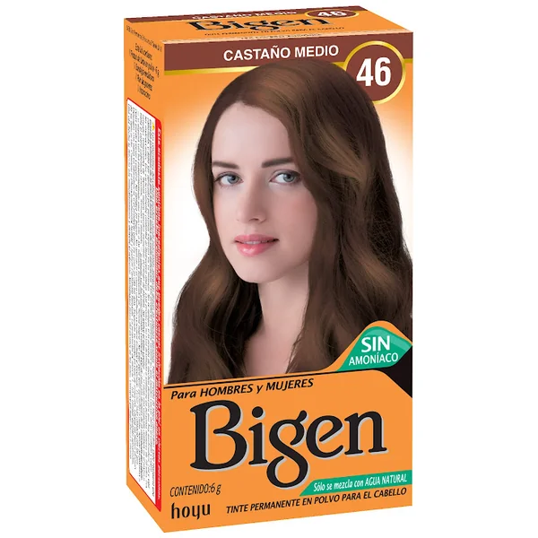 Tinte Bigen Castaño Medio #46 X 6Gr