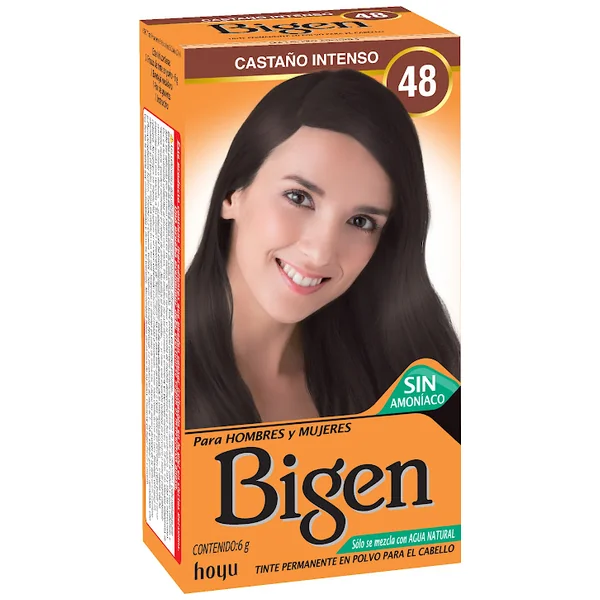 Tinte Bigen Castaño Intenso #48 X 6 Gr