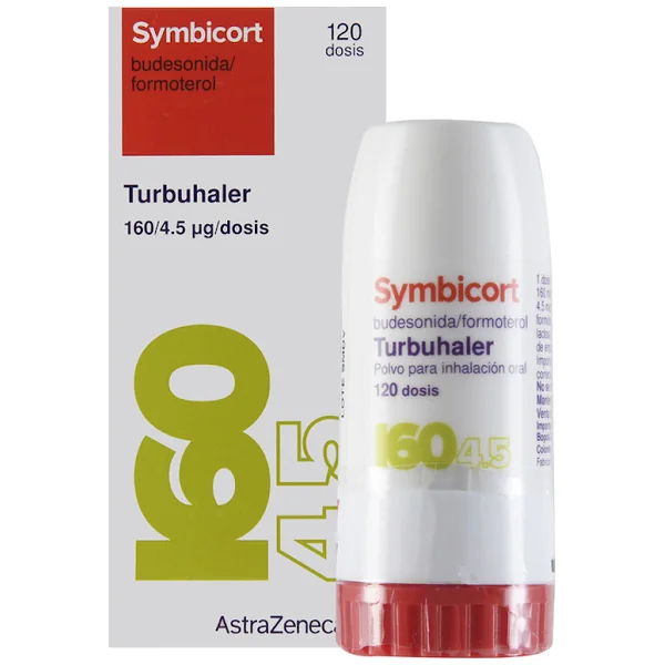 Symbicort Turbuhaler Polvo Inhalable (160Mcg+4.5Mcg) Frasco X 120 Dosis