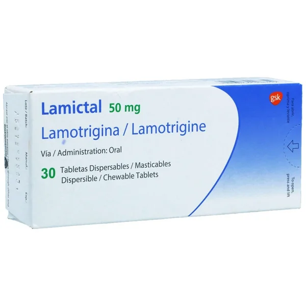 Lamictal Tabletas Dispersables 50Mg Caja X 30