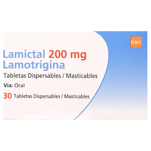 Lamictal Tabletas Dispersables 200Mg Caja X 30