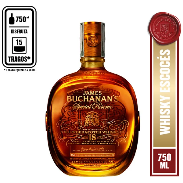 Whisky Buchanan'S 18Años X 750 Ml