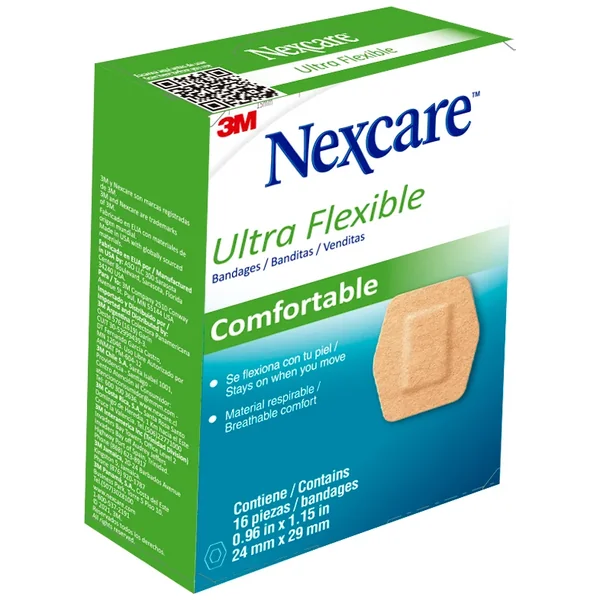 BANDITAS NEXCARE ULTRA FLEXIBLE 16 UNDS