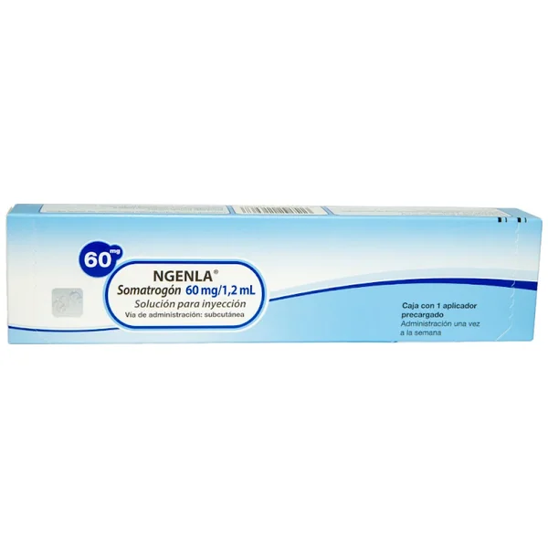 Ngenla Somatrogón 60 mg/Solución Inyectable Subcutánea 1.2 ml Pfizer Caja x 1 Aplicador Precargado
