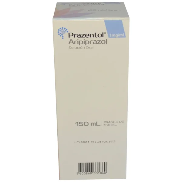 Prazentol Aripiprazol 1 Mg/ml Solucion Oral X 150 Ml
