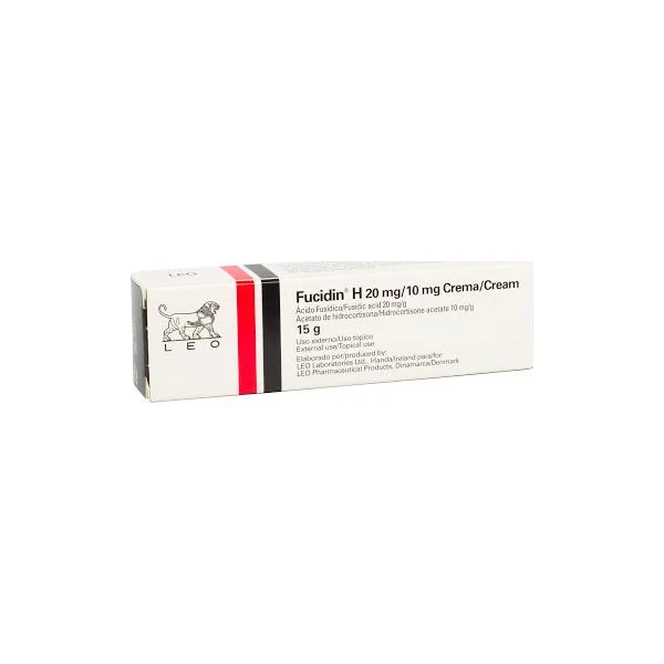 Fucidin H Crema 20 + 10 Mg Tubo X 15 Gr