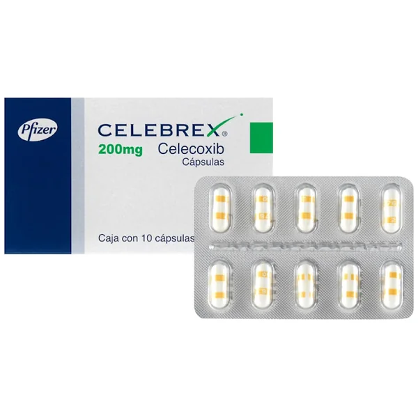 Celebrex Celecoxib 200 Mg Pfizer Caja X 10 Cápsulas