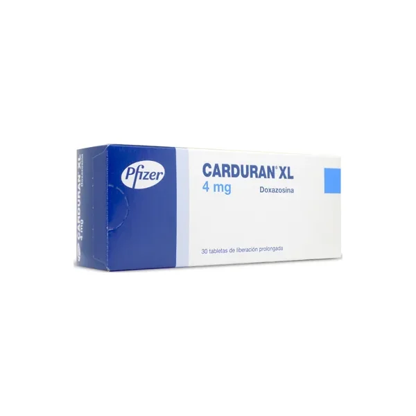Carduran XL 4 MG Caja X 30 Tabs