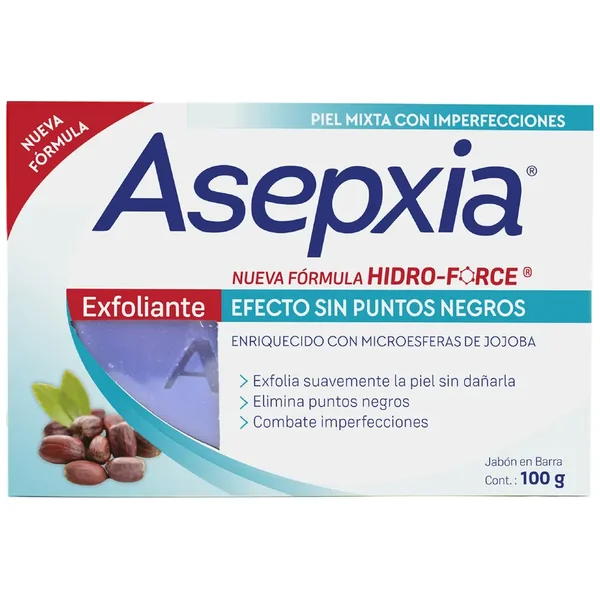 Asepxia Jabon Facial Antiacne Exfoliante