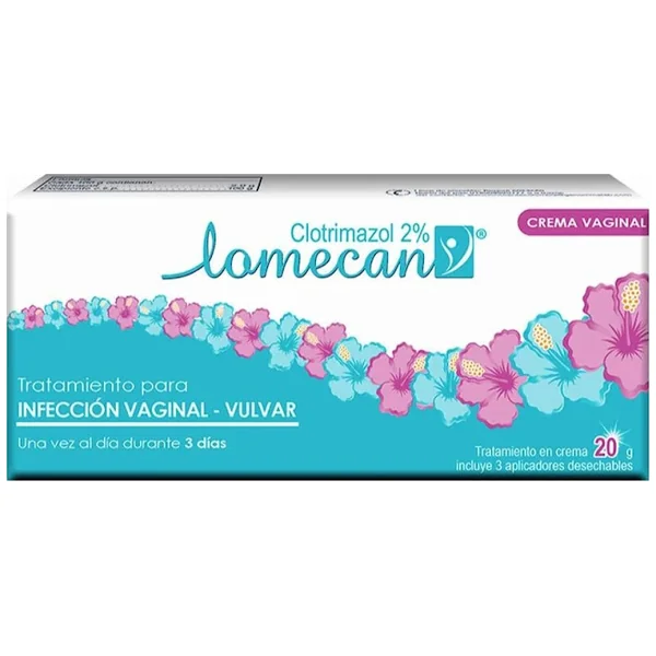 Lomecan Crema Vaginal Antimicotico Clotrimazol