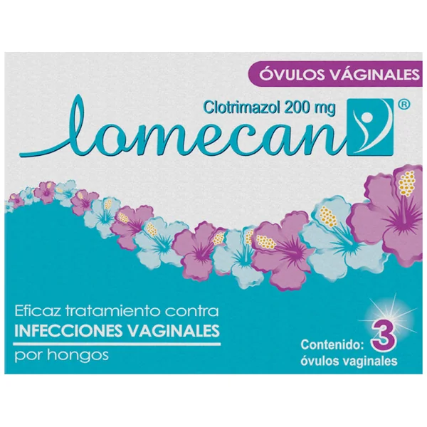 Lomecan Ovulos Vaginales Antimicotico Clotrimazol