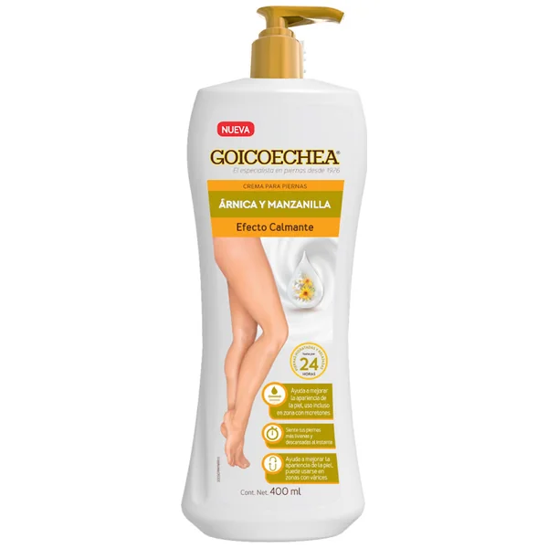 Crema Corporal Goicoechea Frescura Arnica Y Manzanilla X 400 Ml
