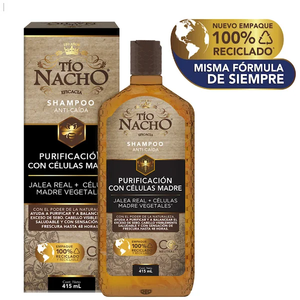 CHA. TIO NACHO PURIFI.CEL.MAD 415ML (SF)
