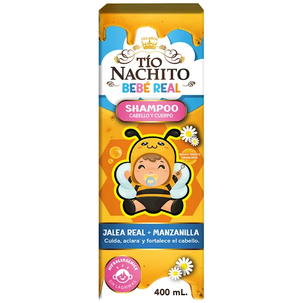 Shampoo Tio Nachito Para Bebé Cabello Y Cuerpo X 400 Ml