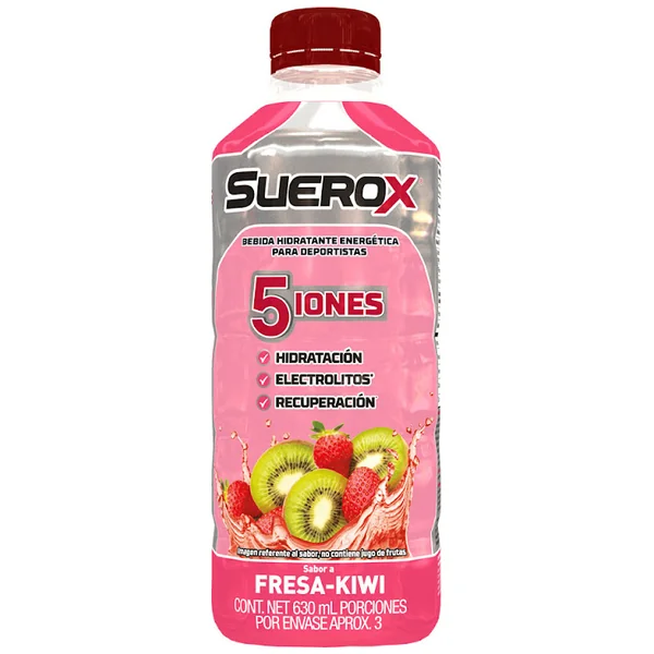 Bebida Hidratante Suero 5 Iones Fco 630Ml Fresa-Kiwi