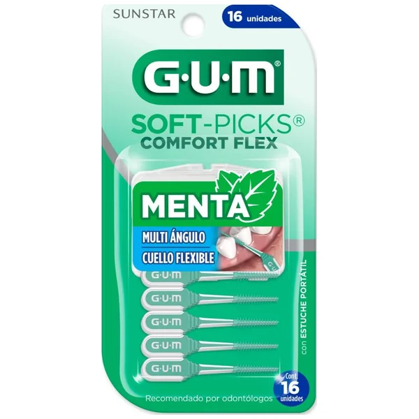 CEPILLO INTER. GUM FLEXIBLE MENTA 16 UND