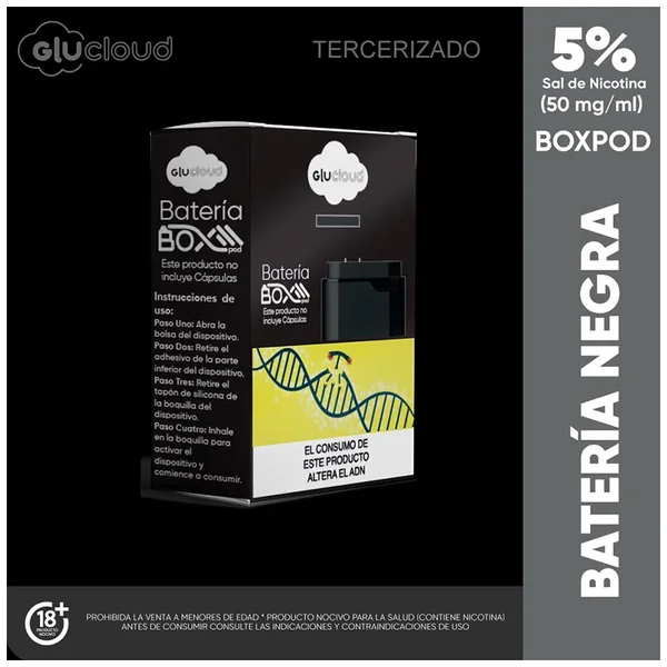 GLUCLOUD BATERIA NEGRA X 1 UND