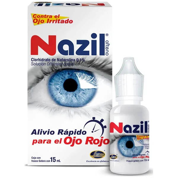 Nazil Ofteno Gotas Solución Oftálmica Estéril Frasco X 15 mL