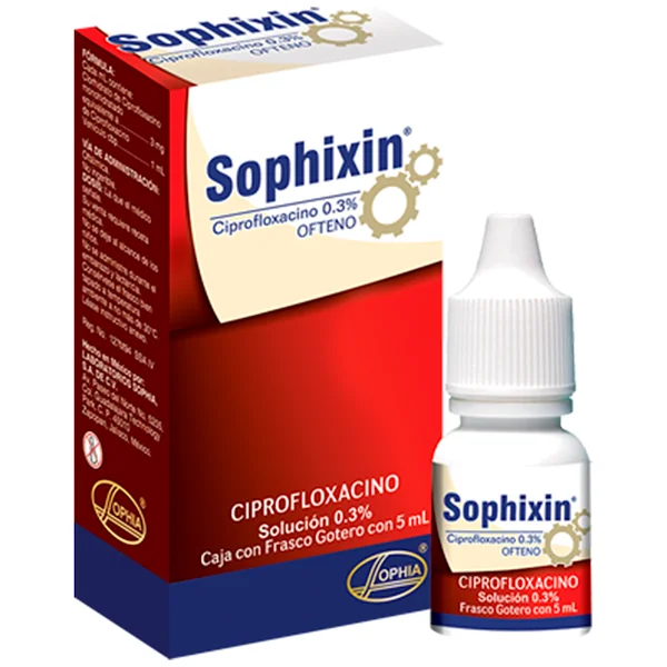 Sophixin Ofteno Solución Oftálmica 0,3% Frasco X 5mL