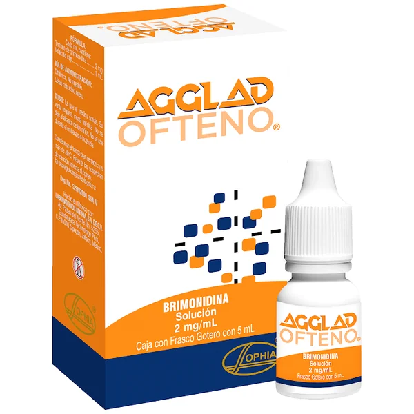 Agglad Ofteno Brimonidina 2 Mg Sophia Frasco X 5 Ml