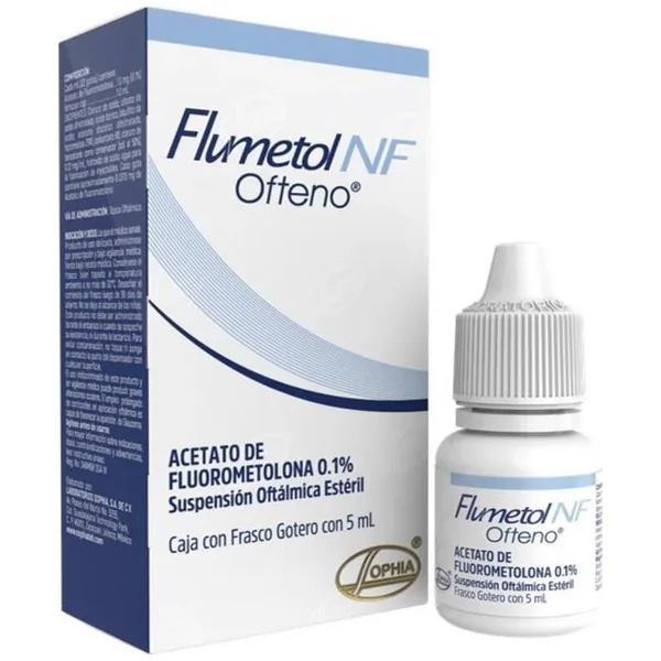 Flumetol Nf Ofteno 1Mg/Ml(0.1%) Suspension Oftalmica Frasco Por 5Ml