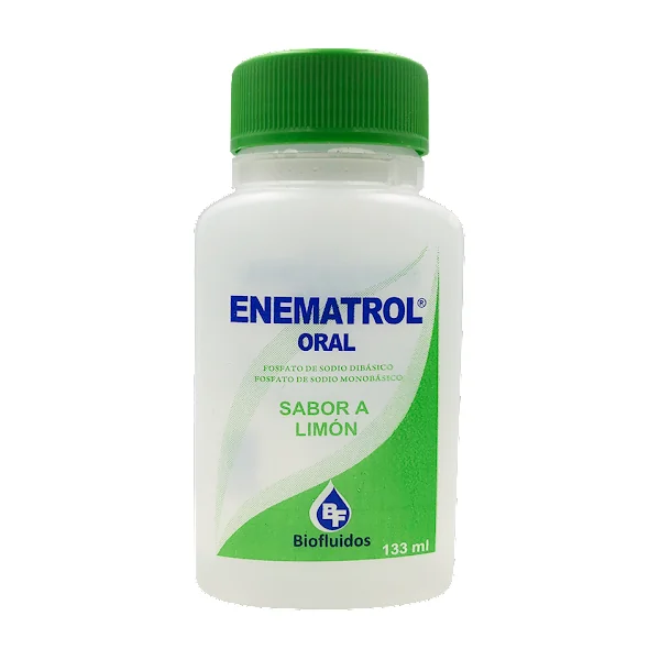 Enematrol Oral Fosfato De Sodio + Fosfato De Sodio 5,94G/16,1g Biofluidos Frasco X 133 Ml