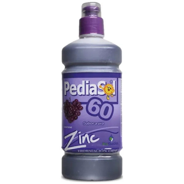 Suero Pediasol Zinc 60Meq(Na)/L Solucion Oral Frasco Por 500Ml Uva